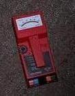 Moisture Meter on roof - insulation saturated below